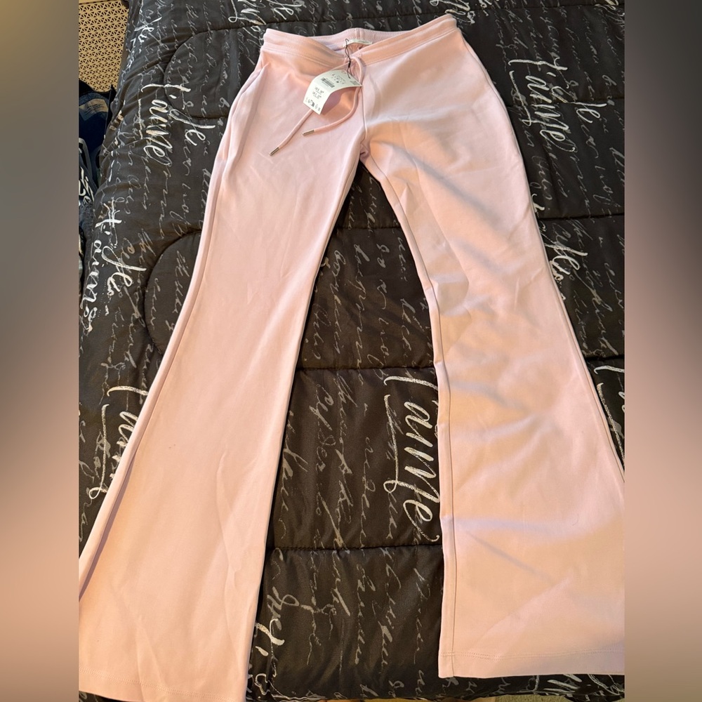 Zara Pink Flared Pants